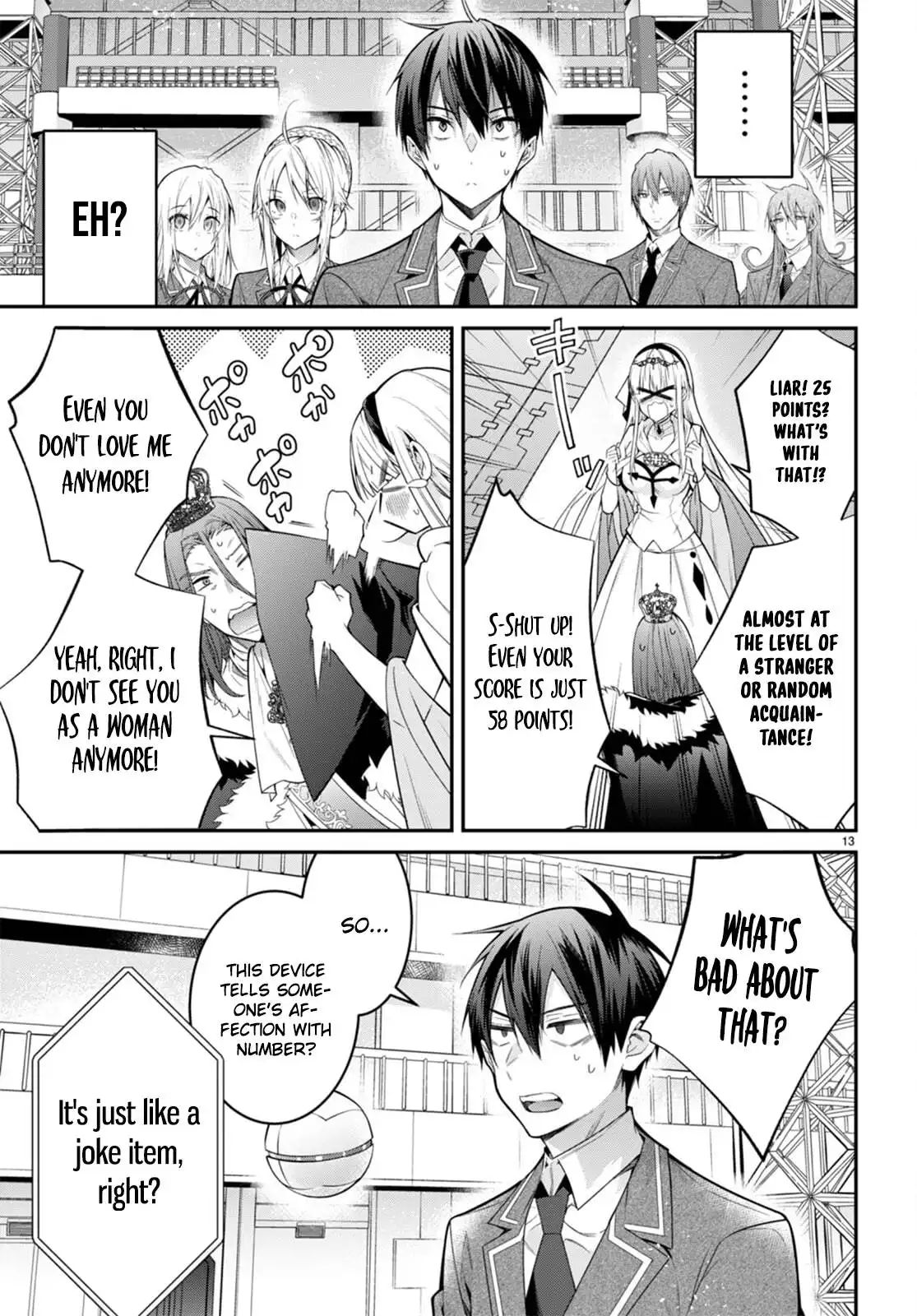 Otome Game Sekai wa Mob ni Kibishii Sekai Desu Chapter 54 14